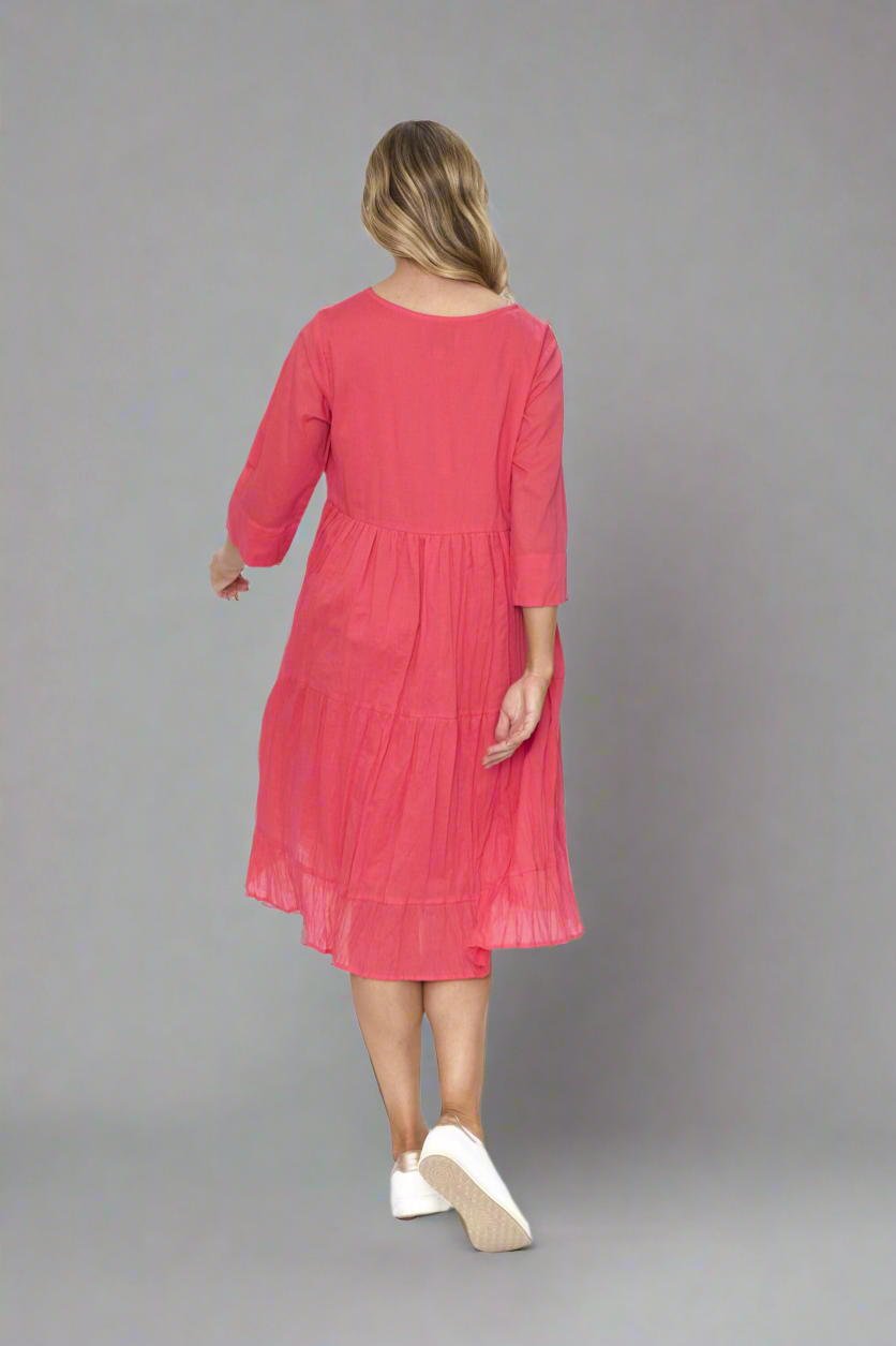 Amber Dress with Solid Lining