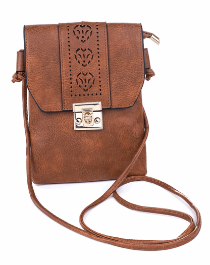 Sling bag in Caramel