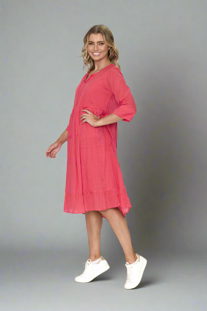 Amber Dress with Solid Lining