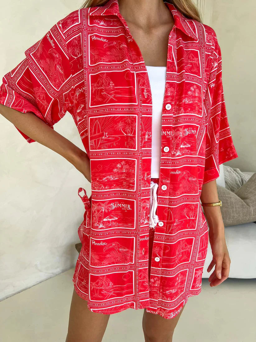 Aria Set - Port Vila Print