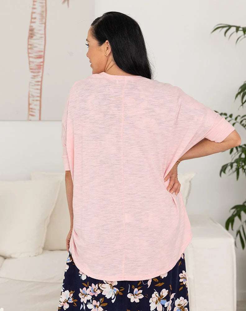 Cotton Mini Shrug -Blush